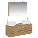 Bathroom Furniture Set 4 pcs Artisan Oak 3407102