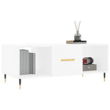 Coffee Table White 102x50x40 cm Engineered Wood 829276