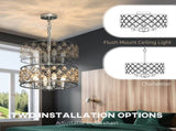 51 Crystallite Four-Bulb Chandelier - Silver-Tone T3398P425244