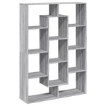 Book Cabinet Grey Sonoma 102x29x143 cm Engineered Wood 3310303