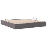 Storage Bed with Mattress Grey 180 x 200 cm Faux leather 3369959