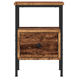 Bedside Cabinets 2 pcs Old Wood 34x36x50 cm Engineered Wood 857263