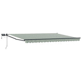 Manual Retractable Awning with LEDs 4.5 x 3 m 3419492