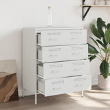 Sideboard White 68x39x89 cm Steel 842987