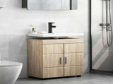 Bathroom Cabinet Set TULUM Sonoma Oak 60 x 34 x 63 cm 880323