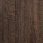 ZNTS 3 Piece Bathroom Cabinet Set Brown Oak Engineered Wood 3214348