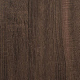 ZNTS 3 Piece Bathroom Cabinet Set Brown Oak Engineered Wood 3214348