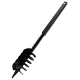 Ground Drill with Handle 150 mm with Extension Tube 9 m Steel 270528