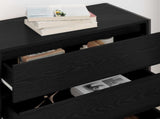Sideboard Black Oak 79 x 36 x 75.5 cm Engineered Wood 886594
