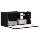 TV Wall Cabinet Black 60 x 31 x 29.5 cm Engineered Wood 892191