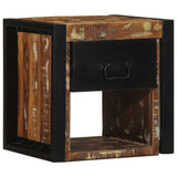 Bedside Cabinet Multicolour 40x35x40 cm Solid Wood Reclaimed 4015950