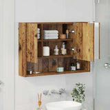 Mirror Cabinet Old Wood 80 x 17 x 55 cm Engineered Wood 883362
