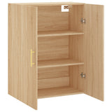 Wall Mounted Cabinet Sonoma Oak 69.5x34x90 cm 828415