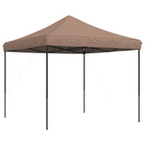 Party Tent Folding Brown 292 x 292 x 315 cm Oxford Fabric 42023548