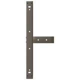 Coffee Table Legs T-Shaped 2 pcs Black 70x25x cm Steel 4013019