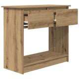 Console Table with Drawers Artisan Oak 85.5x38.5x74.5 cm 861399