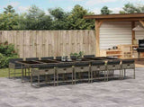 Garden Dining Set Grey, Dark Grey 3211304