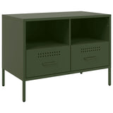 TV Cabinet Olive Green 68x39x50.5 cm Steel 843050