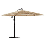 Garden Parasol with Steel Pole Brown 246x246x230 cm 4005074