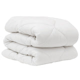 Duvet Set with Pillow 2 pcs White Microfiber 3376739