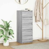Sideboard with Drawers Grey Sonoma 37.5x35x99 cm Engineered Wood 861765