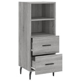 Sideboard Grey Sonoma 34.5x34x90 cm Engineered Wood 828690