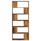 Book Cabinet/Room Divider Old Wood 80x24x186 cm 856736