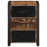 Drawer Cabinet Multicolour 50x35x70 cm Solid Wood Reclaimed 4013584