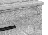 Bedside Cabinet Grey sonoma 38 x 38 x 66 cm Engineered wood 883380
