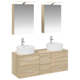 Bathroom Furniture Set 5 pcs Sonoma Oak 3406913