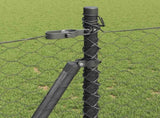 Welded Wire Fence with Concrete Base 10 x 1 m 3353623
