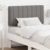 Upholstered Headboard with Headboard White and Light Grey 90 cm 880202