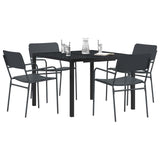 Outdoor Furniture Set 5 pcs Anthracite Steel 3422870