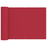 Balcony Privacy Screen 150 x 700 cm Fabric with PU Coated Red 42036619