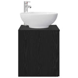 Wall-Mounted Sink Vanity Black Oak 49.5 x 44.5 x 66.5 cm 890303