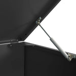 Wheelie Bin Storage for 5 Bins Black 345x79x117 cm Steel 3279980