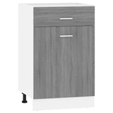 Drawer Bottom Cabinet Lyon Grey Sonoma 50x46x81.5 cm Engineered Wood 815574