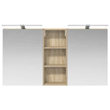 Bathroom Cabinet Set 3 pcs 130 x 14.5 x 70 cm Engineered wood 3403770