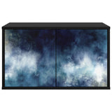 Wall-mounted TV Cabinet RAALTE 69 x 33 x 40 cm Black Oak 8007116