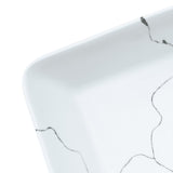 Countertop Basin White Rectangular 46x35.5x13 cm Ceramic 155075