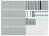 Welded Wire Fence with Spikes 100 x 1.2 m 3353170