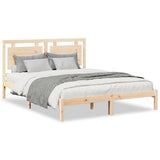 Extra Long Bed Frame without Mattress 160x210 cm Solid Wood 3309189