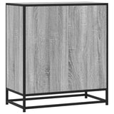 Sideboard Grey Sonoma 68x35x76 cm Engineered Wood and Metal 848967