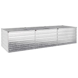 Raised Garden Bed Silver 240 x 80 x 55 cm galvanized 8006412