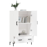 Highboard White 69.5x31x115 cm Engineered Wood 828236