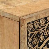 Side Cabinet 40x33x110 cm Solid Wood Mango 358241