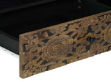 TV Cabinet with Drawer Brown 80 x 33.5 x 46 cm Solid Mango Wood 4018349