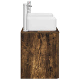 Bathroom Cabinet Set 3 pcs Smoked Oak 49.5 x 41 x 63 cm 3405823