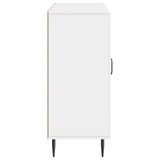 Sideboard High Gloss White 89 x 34.5 x 80 cm Engineered Wood 894879