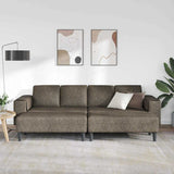 Living Room Couch 3 pcs Dark Grey 3335141